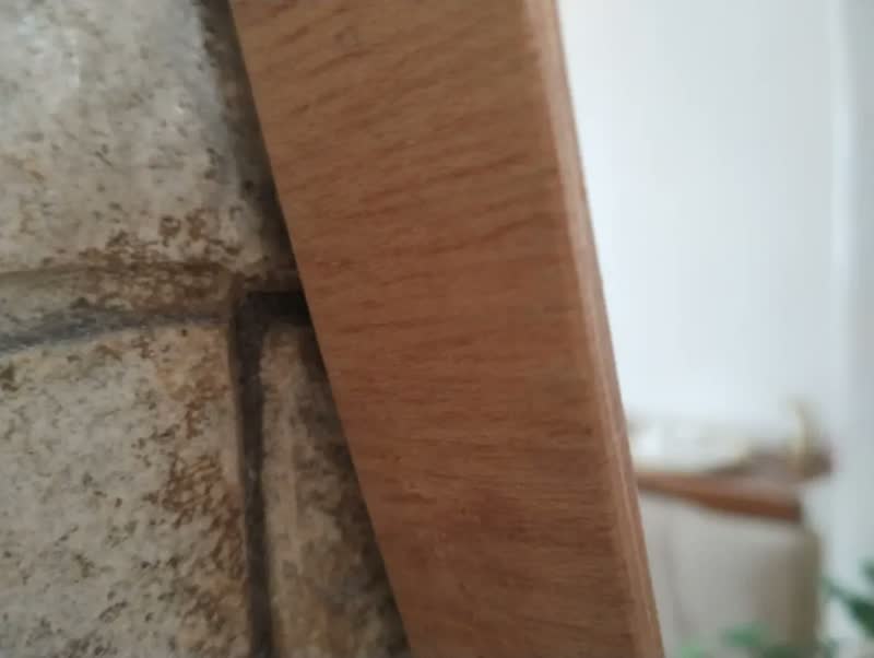 foto de Espelho Grande Decorativo Orgânico 73x56 Moldura Sumaúma