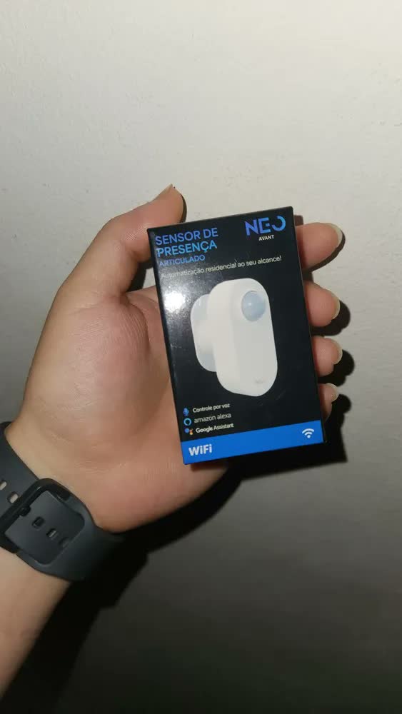 foto de Sensor Presença Articulado 360 Inteligente Wi-Fi 2.4 GHz Bivolt Branco Cod: 291100034 Avant Neo