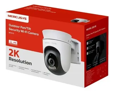 foto de Mercusys MC510 Câmera Segurança Wifi 2K 360° Externo por TP-Link