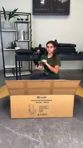 vídeo do produto