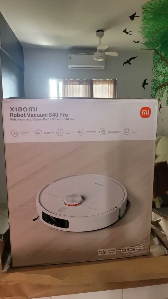 foto de Robô Aspirador Xiaomi Vacuum S40pro 2026 15000pa Branco 127v