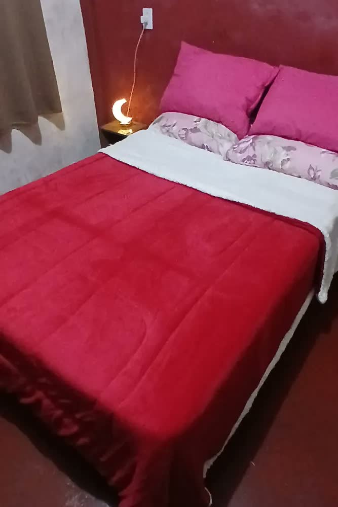 foto de Edredom Com Sherpa Casal Queen Dupla Face Pele Carneiro Super Macio Manta Casal Enxoval Cama De Luxo Cor Vermelho