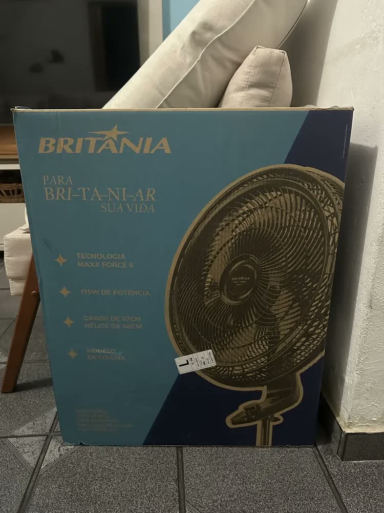 foto de Ventilador de Coluna Britânia Maxx Force 6 175W BVC51A