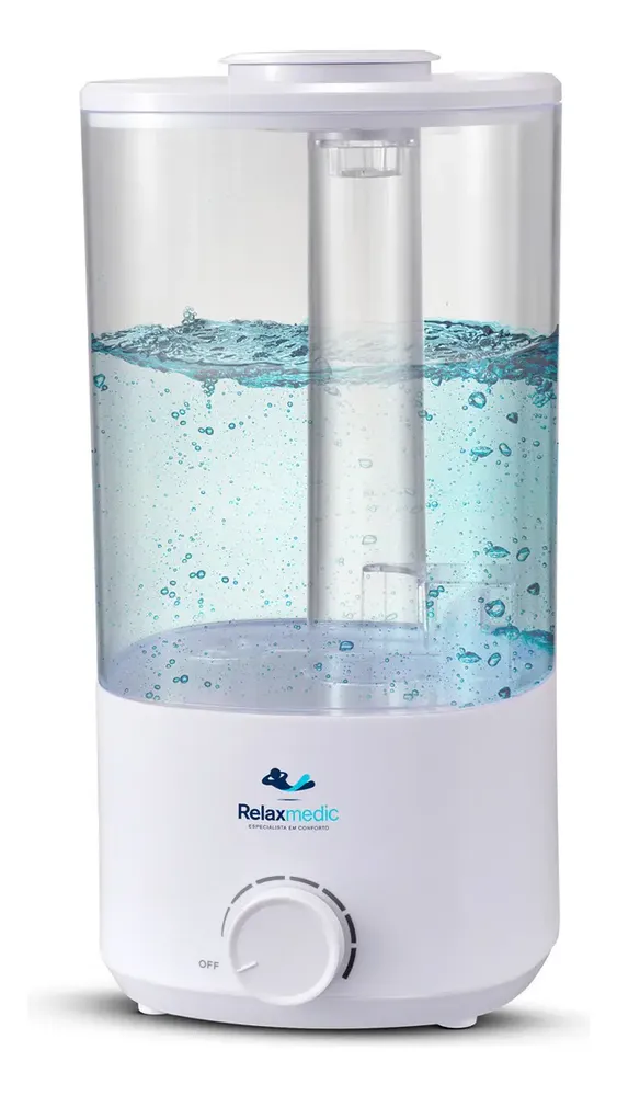 Umidificador Ayro 3l Com Névoa Contínua Relaxmedic Branco