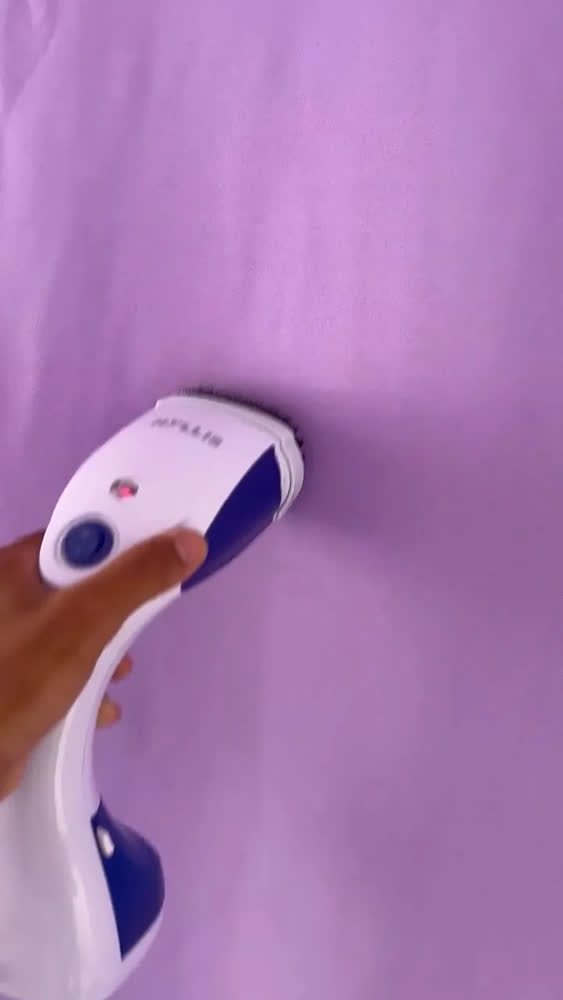 foto de Vaporizador De Roupas Portátil Passadeira A Vapor Vertical Higienizador Limpeza Ferro Passar Tira Pelos Cuphead
