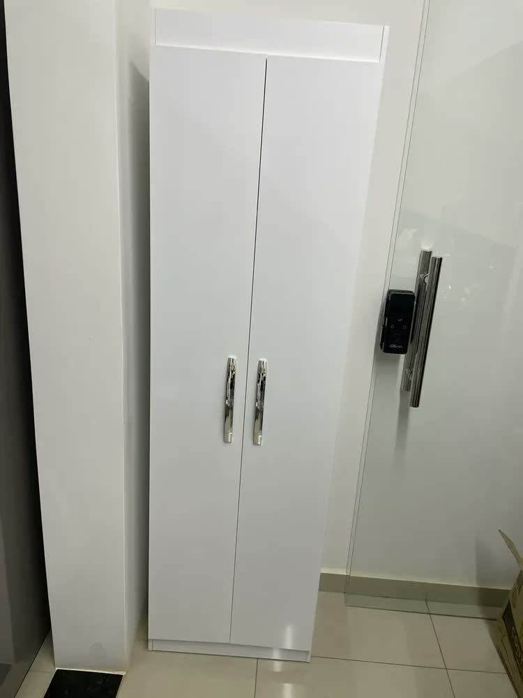 foto de Sapateira Organizador Calcados Objetos 5 Prateleiras Armário Cinza