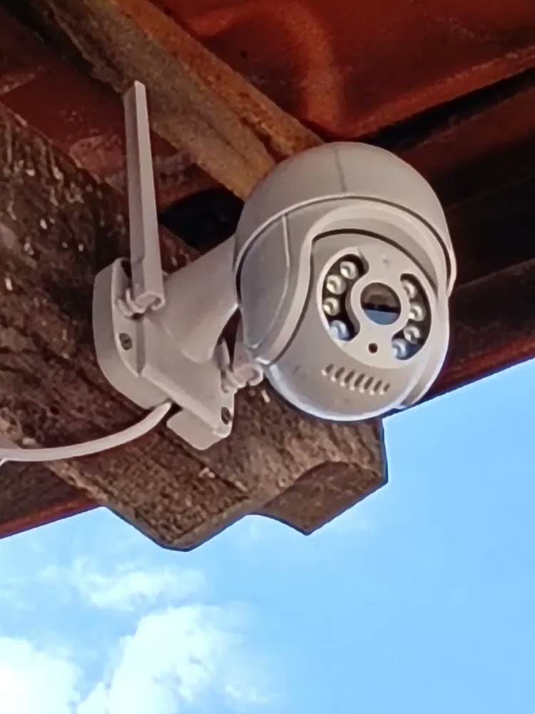 foto de Câmera De Segurança Wifi Externa Ip App Yoosee Visão Noturna Câmera De Segurança Wifi Yoosee