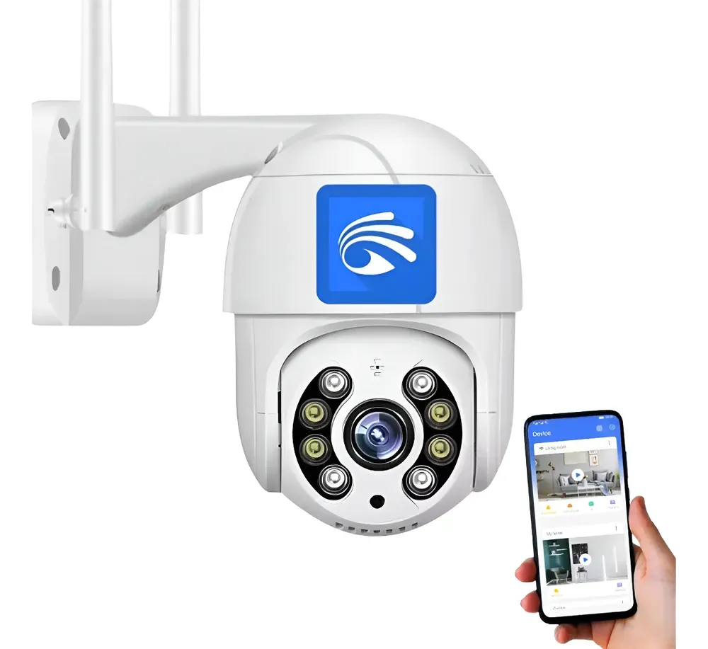 Câmera De Segurança Wifi Externa Ip App Yoosee Visão Noturna Câmera De Segurança Wifi Yoosee