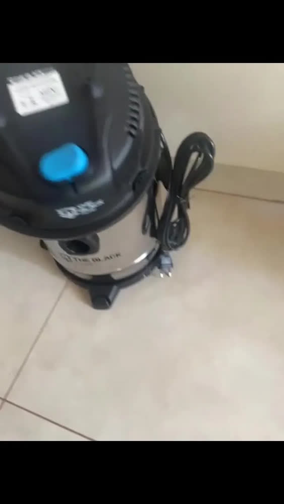 foto de Aspirador De Pó E Água Turbo 12 Litros Inox The Black Tools Prateado