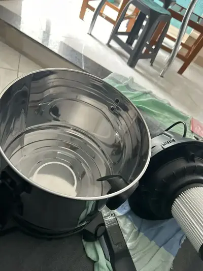 foto de Aspirador De Pó E Água Inox Turbo 12 Litros 1200w Com Soprador E Bico Extratora Multiuso Tbac120 The Black Tools