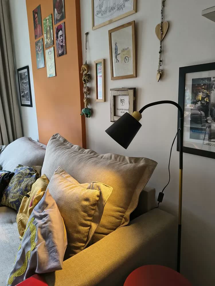 foto de Luminária De Chão Pedestal De Piso Abajur Articulada Flexive