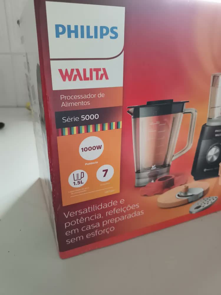 foto de Multiprocessador Walita Preto 1000w - Hr7304/92