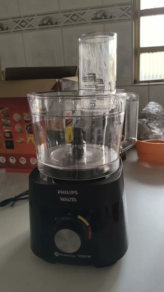 foto de Multiprocessador Walita Preto 1000w - Hr7304/92