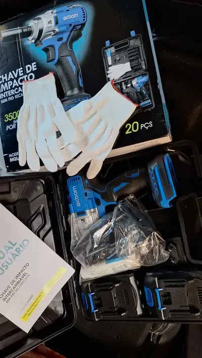 foto de Chave De Impacto Parafusadeira Furadeira Several Importados Verde