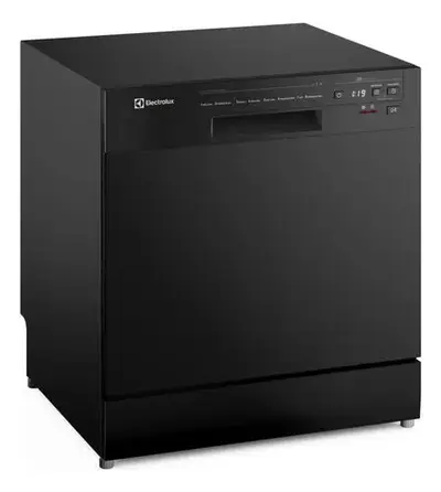 foto de Lava-louça Electrolux 8 Serviços Lava E Seca 50 Min (lp08e) Preto