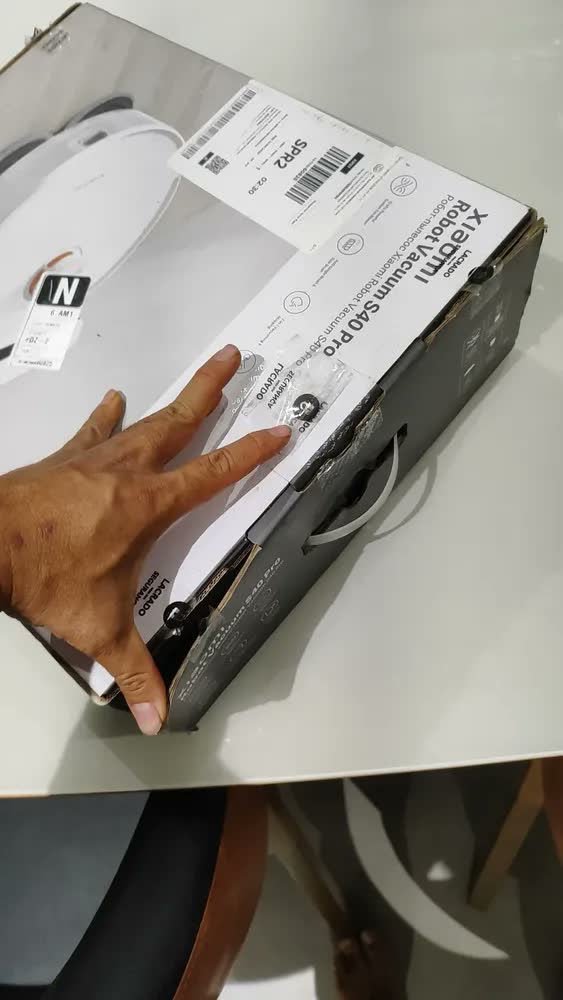 foto de Robo Aspirador Inteligente Xiaomi S40 Pro 15000pa Lds Branco