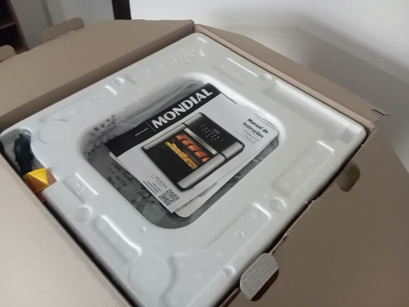 foto de Fritadeira Air Fryer Forno Oven 12l Mondial AFON-12L-BIN