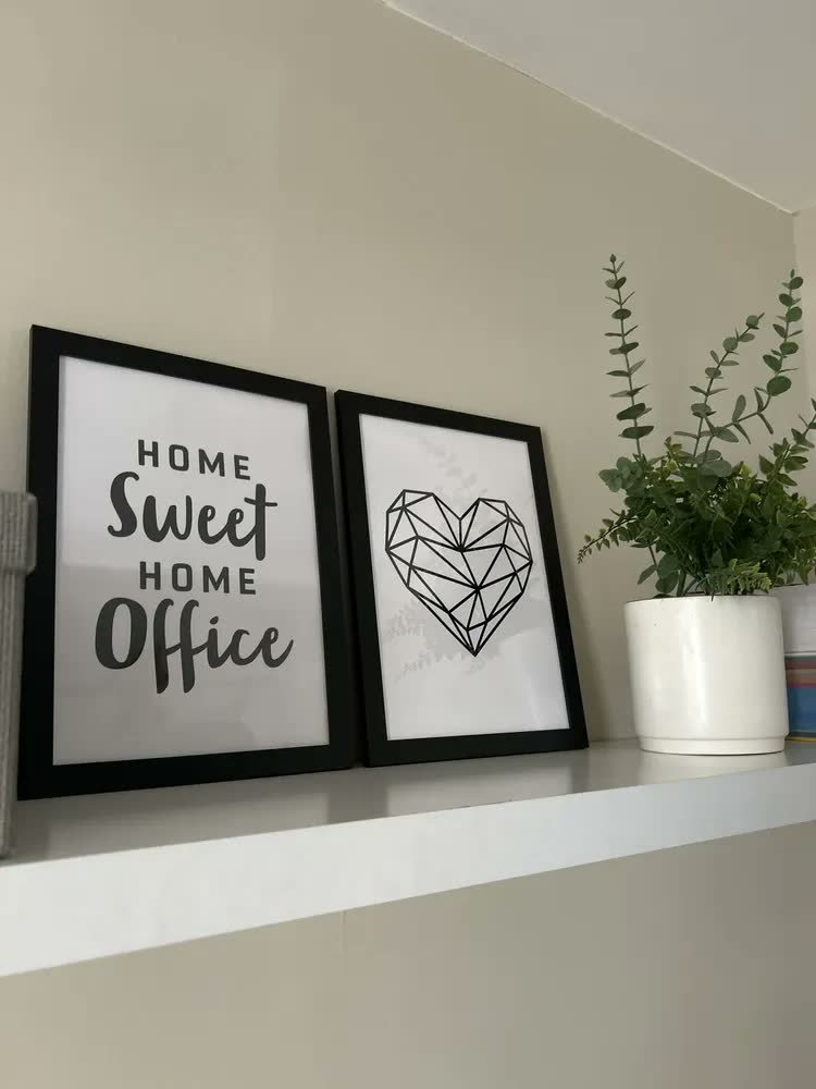 foto de Moldura Quadro A4 Certificado Diploma Foto Poster 30x21 Armação Preta