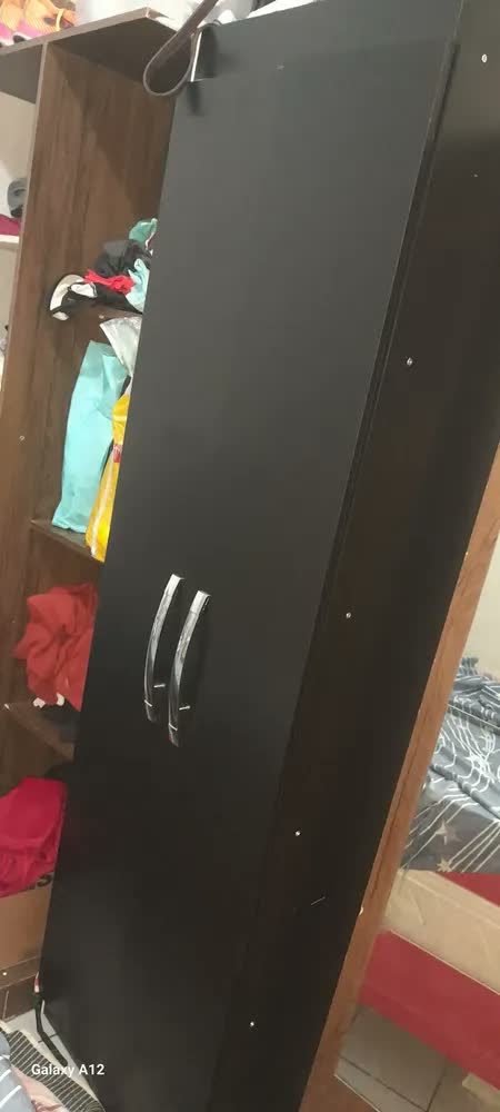 foto de Sapateira Multiuso Organizador Livreiro Pequena 3prateleiras Cor Preto