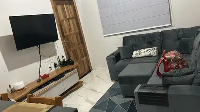 foto de Rack Para Tv De 75 Polegadas Guarapari Naturalle/off White