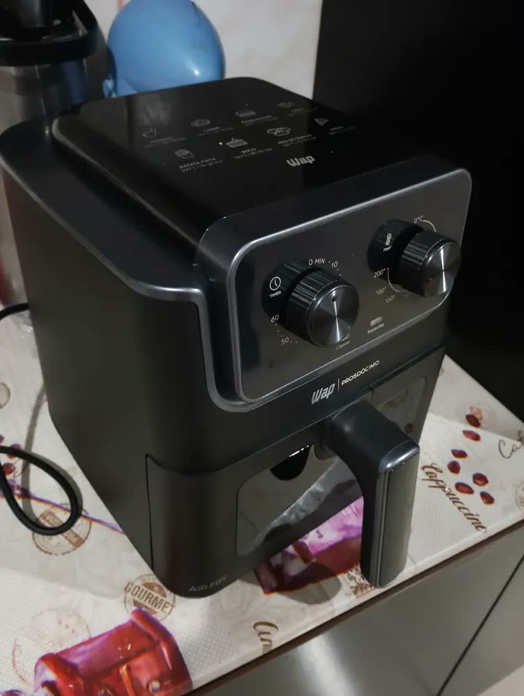 foto de Airfryer Wap Prosdócimo Af01 4,5 Litros Visor E Luz Interna