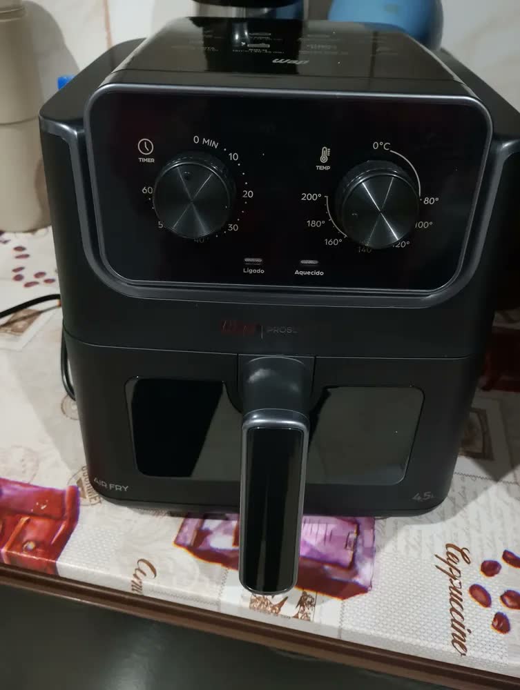 foto de Airfryer Wap Prosdócimo Af01 4,5 Litros Visor E Luz Interna