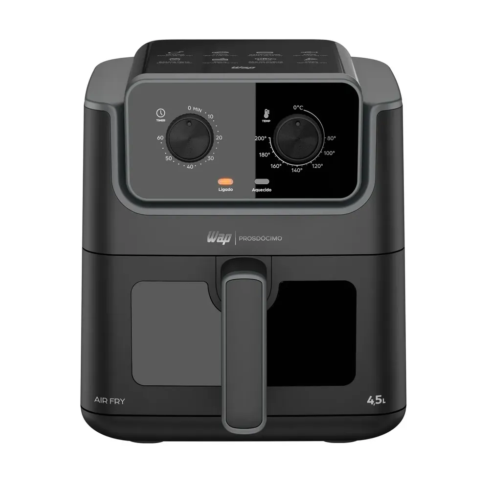 Wap Af01 Airfryer 4,5l Visor Com Luz Interna Antiaderente 127V