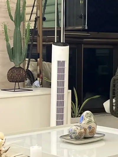 foto de Ventilador De Torre Arno Eole Ultra Neo3 19 Cm Branco Plástico