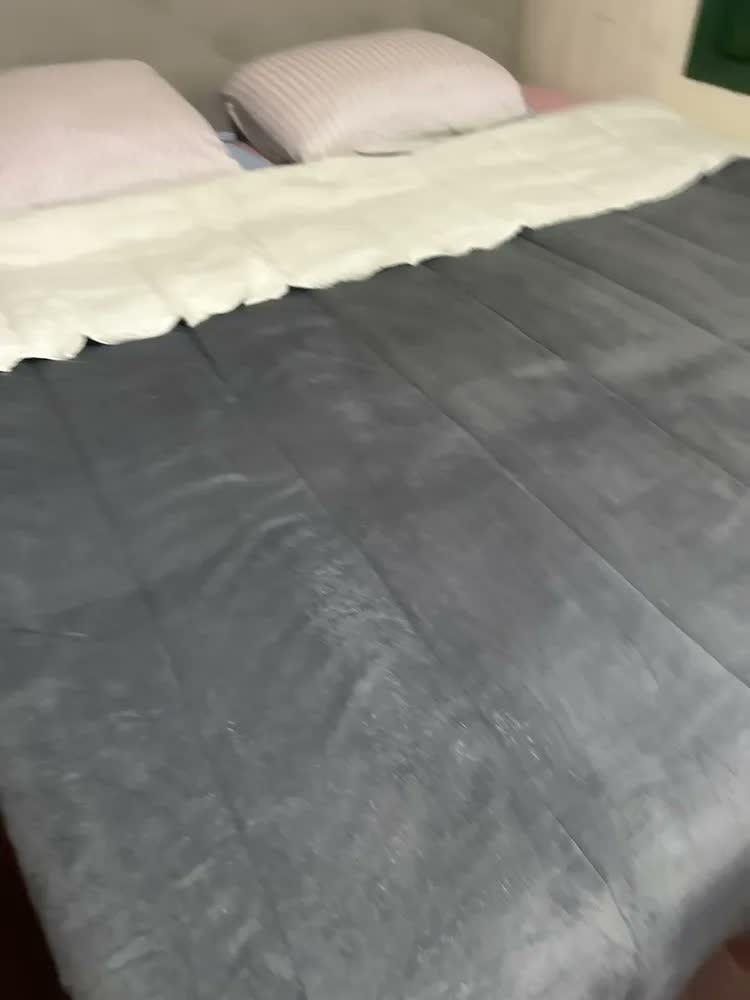 foto de Coberdrom Casal King Edredom Pele De Carneiro Cores Cor Cinza