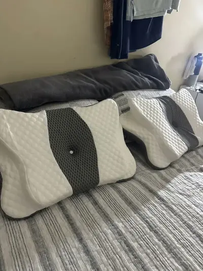 foto de Travesseiro Relax Coluna Nasa Ortopedico Cervical Ergonomico