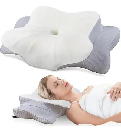 foto de Travesseiro Relax Coluna Nasa Ortopedico Cervical Ergonomico