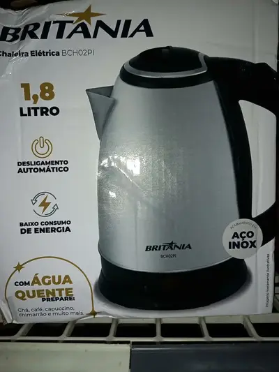 foto de Chaleira Elétrica 1,80 Britanea 220v Cor Prata