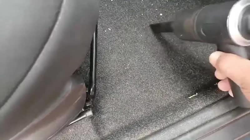 foto de Mini Aspirador de Pó Portátil Sem Fio 3 em 1 Recarregável USB Aspirador e Soprador Potente 6000Pa Automotivo de Mão para Carro Casa Escritório Teclado Sofá Notebook com Filtro Lavável