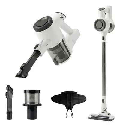 foto de Aspirador de po vertical portatil sem fio para casa carro branco