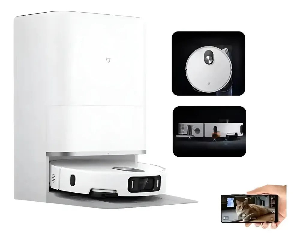 foto de Aspirador Robô Xiaomi 5 Pro Base Esvaziamento