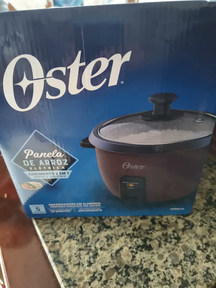 foto de Panela Elétrica De Arroz 1l Oster Bordô Oster