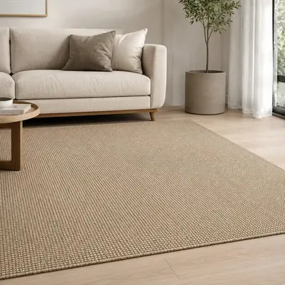 foto de Tapete Sala Quarto Grande 300x200 Algodão Antiderrapante Comprimento 3 M Cor Boho Largura 3 M