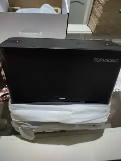 foto de Robô Aspirador De Pó Ropvacnic L2 Pro Estação Automático Wi-fi De Passa Pano Mapeamento Com Base Cor Preto