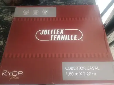 foto de Cobertor Coberta Jolitex Ternille Kyor Casal Plus 2,20x1,80m Cor Ancona Desenho Do Tecido Ancona Peso 2 Kg