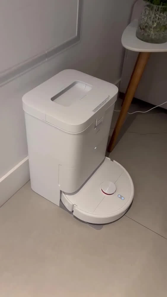 foto de Robô Aspirador Passa Pano Xiaomi Vacuum Robot H50 Cor Branco