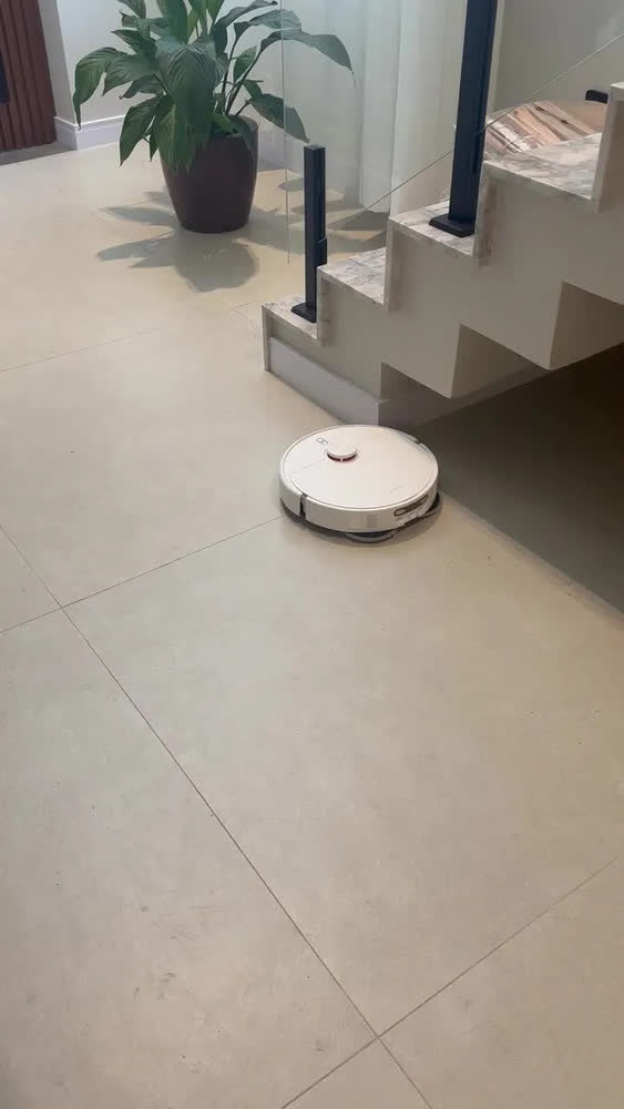 foto de Robô Aspirador Passa Pano Xiaomi Vacuum Robot H50 Cor Branco