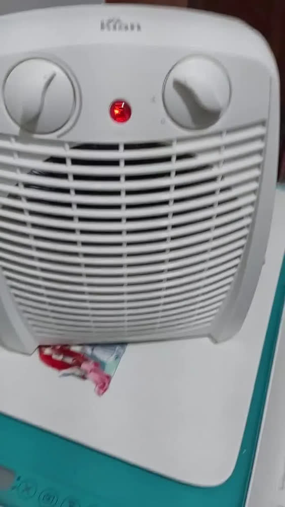 foto de Aquecedor Elétrico 2 Em 1 Kian Preto 1800w Aq100 2 Níveis De Aquecimento + Ventilação