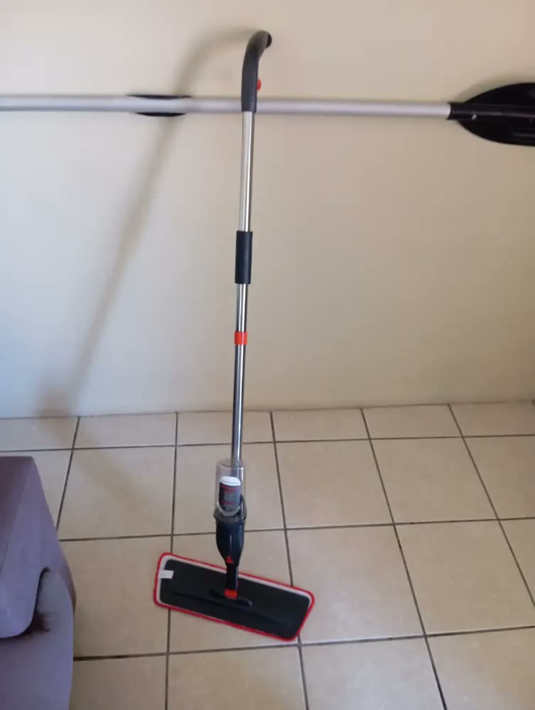 foto de Mop Spray Powermaid Sem Balde C/Recipiente E Pano Microfibra
