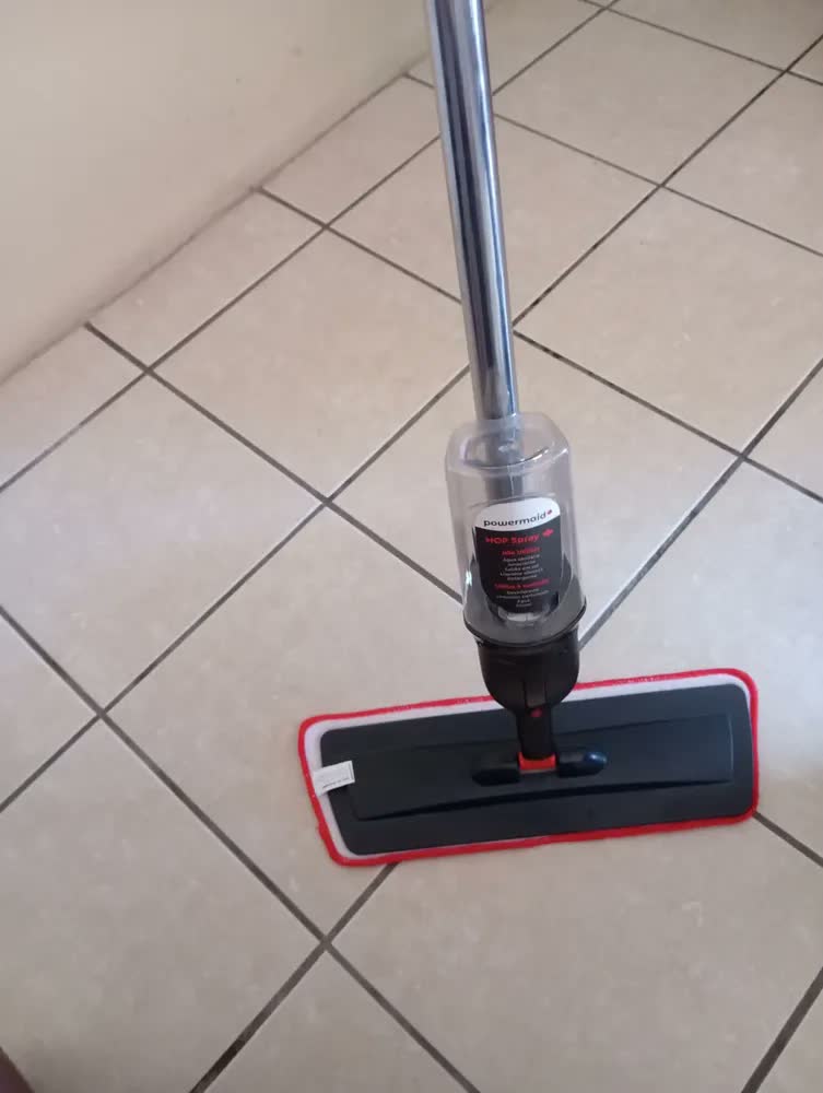 foto de Mop Spray Powermaid Sem Balde C/Recipiente E Pano Microfibra