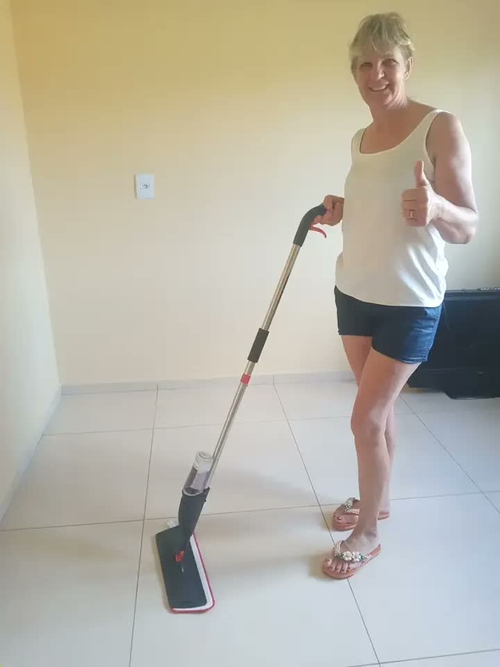 foto de Mop Spray Powermaid Sem Balde C/Recipiente E Pano Microfibra