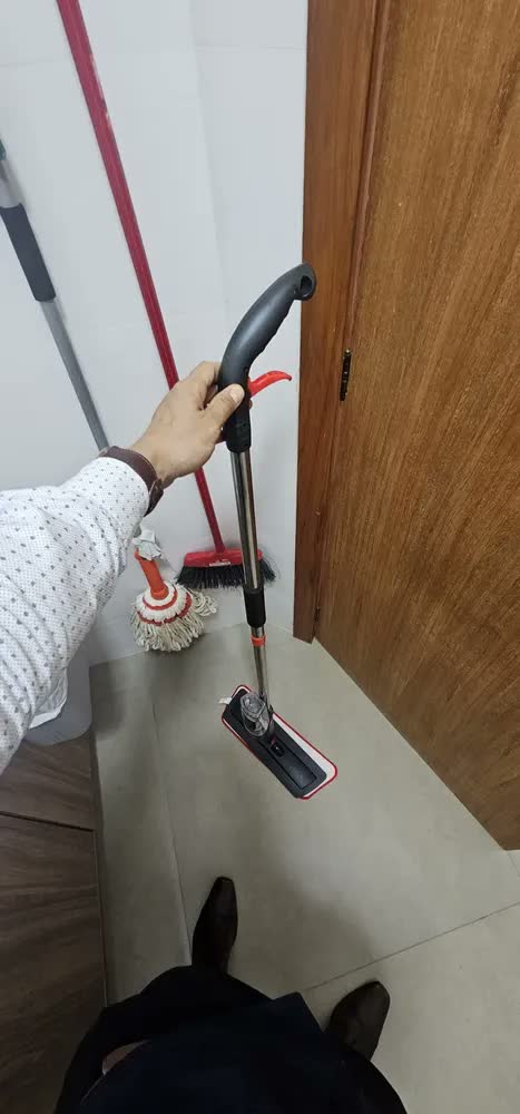 foto de Mop Spray Powermaid Sem Balde C/Recipiente E Pano Microfibra