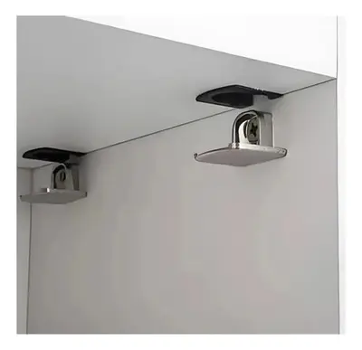 foto de Suporte Prateleira Invisivel Uniblock Niquelado 18x11 16 Un