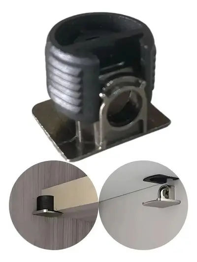 foto de Suporte Prateleira Invisivel Uniblock Niquelado 18x11 16 Un