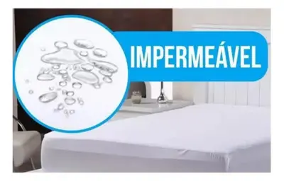 foto de Protetor Impermeável P/ Colchão King Ortobom 2.00x1.90 Branco Liso King