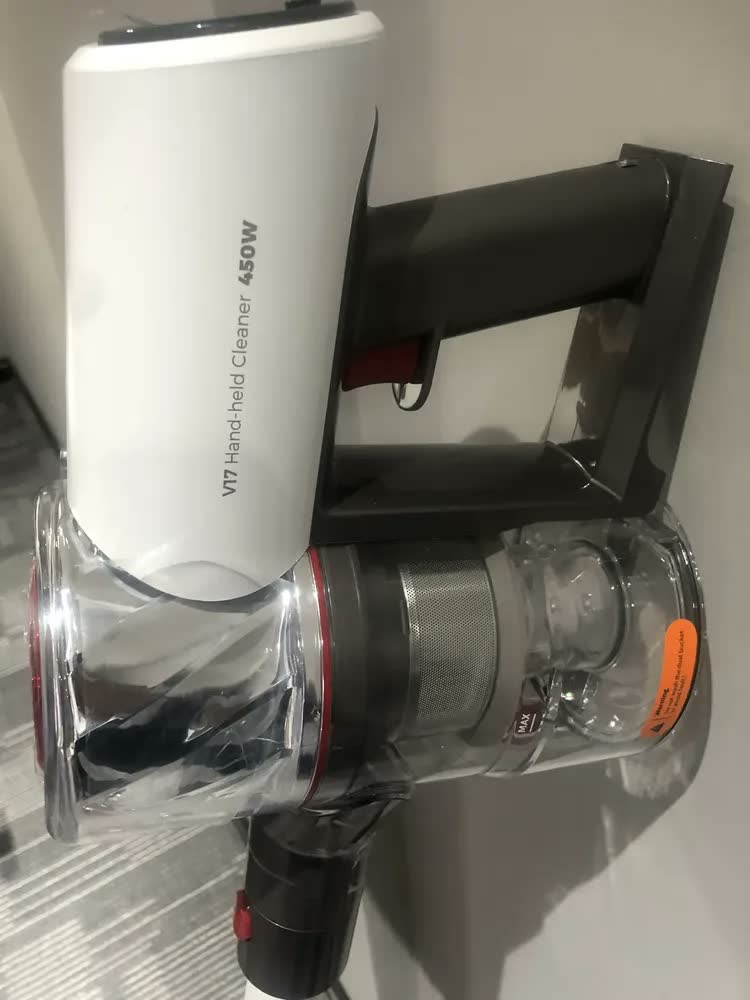 foto de Aspirador De Pó Vertical Sem Fio 5 Em 1 40000pa Redraod V17 Branco